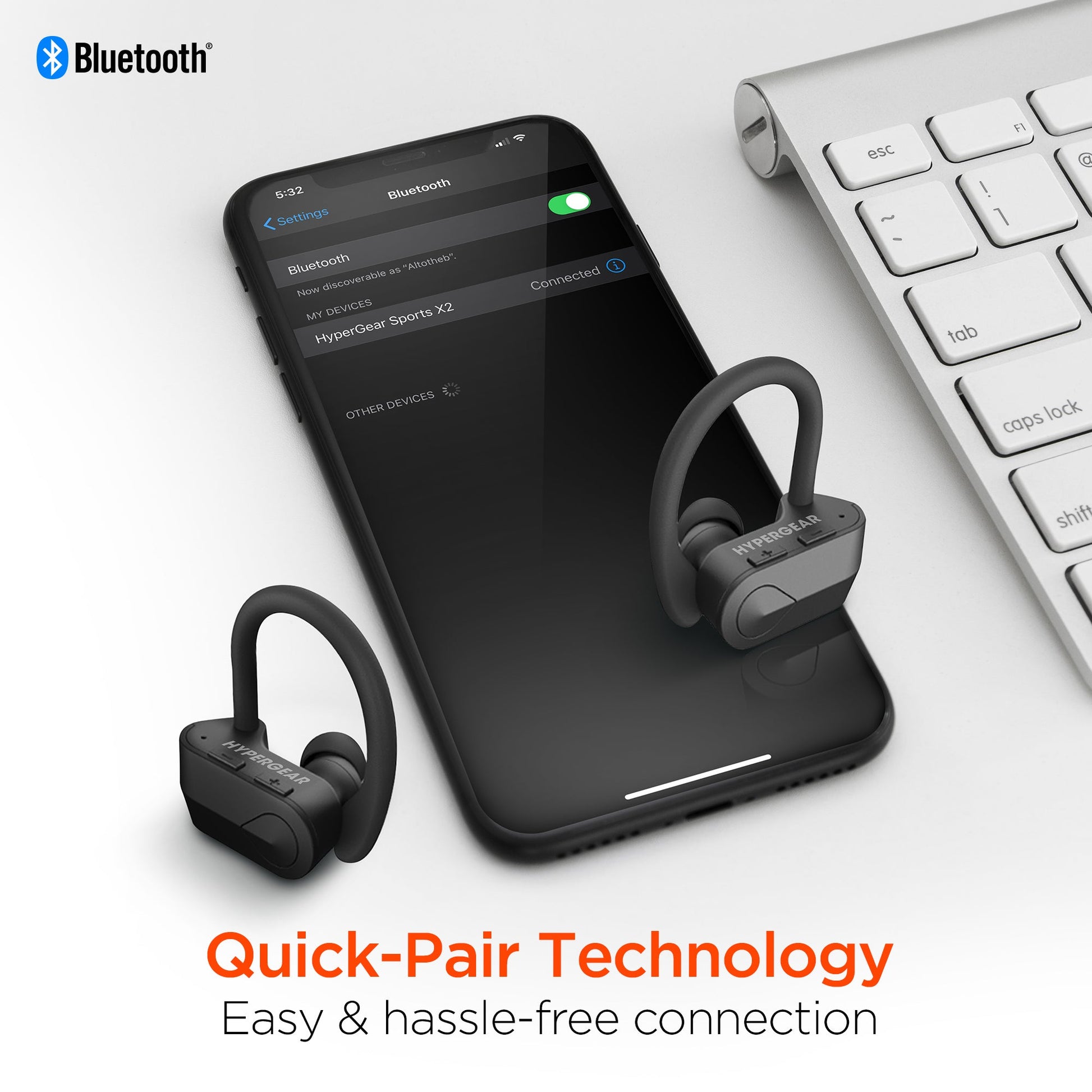 HyperGear Sport X2 True Wireless Earbuds - DHM