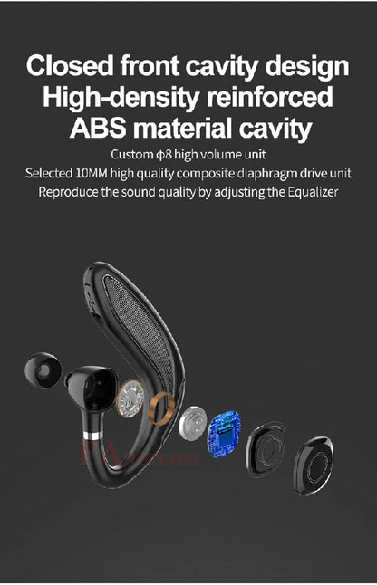 Long Standby Handsfree Wireless Bluetooth 5.0 Headset - DHM