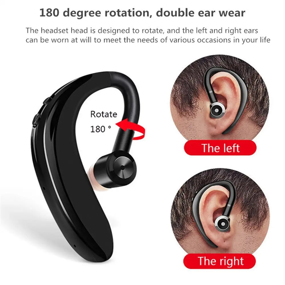 Wireless Headset Business Earbuds Drive Call Sports Earphones - DHM